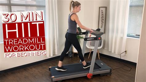 treadmill hiit beginner|hiit treadmill workout video beginner.